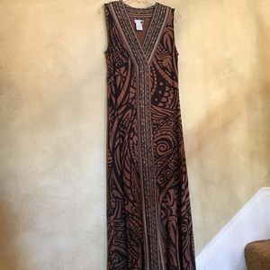 Tribal Print Maxi Dress